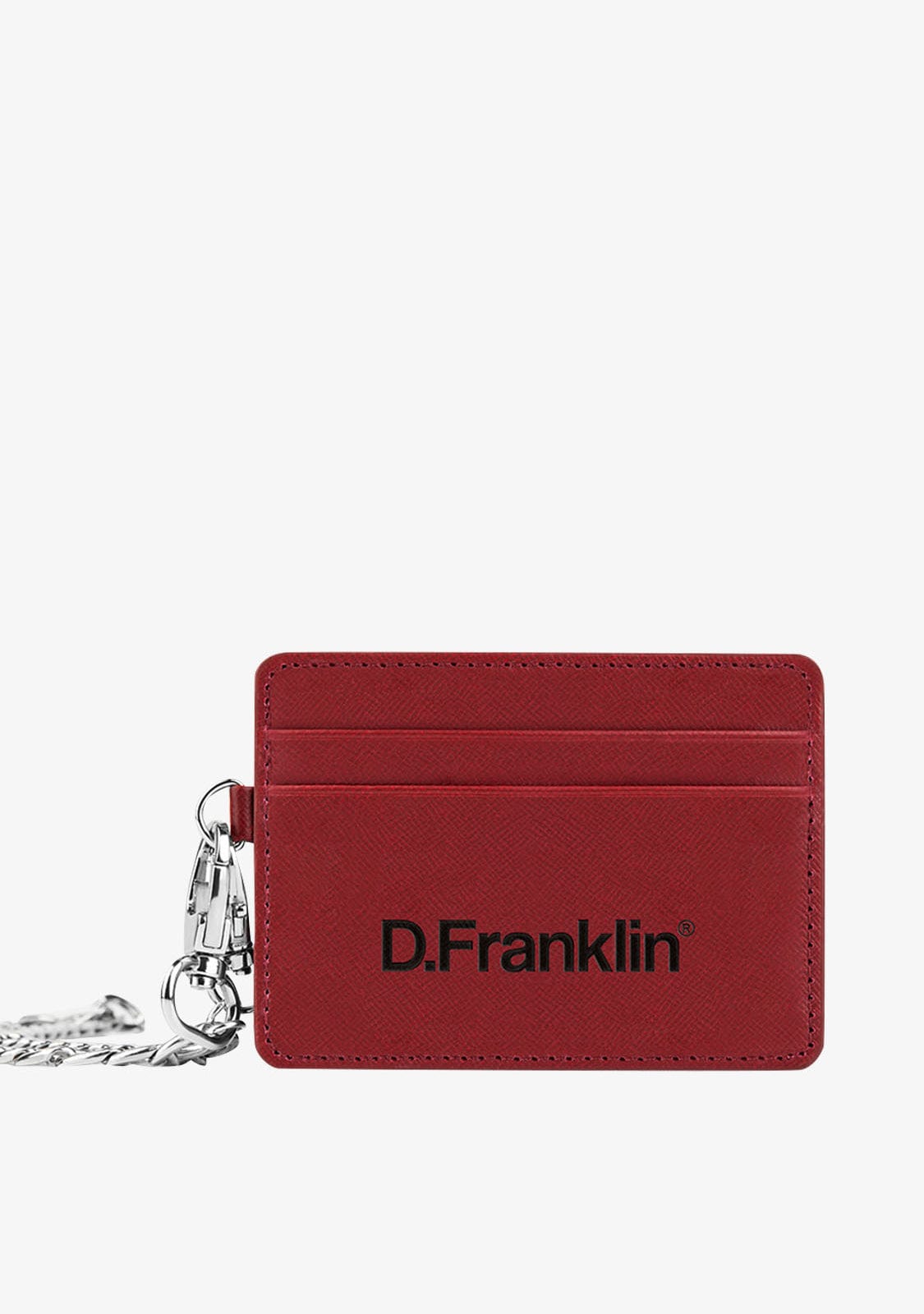 D.franklin Red Chain Cardholder Devoluciones gratuitas