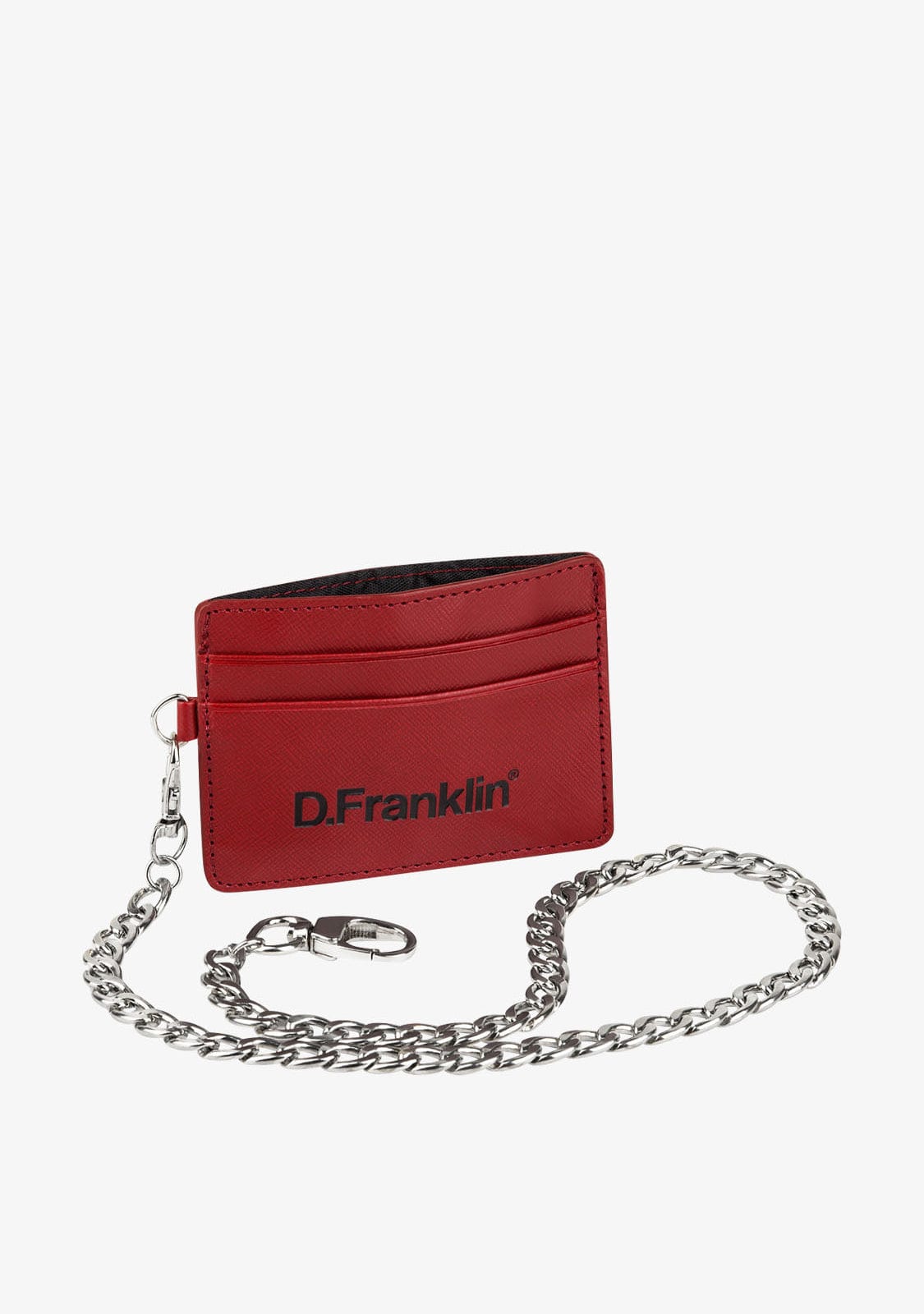 D.franklin Red Chain Cardholder Devoluciones gratuitas