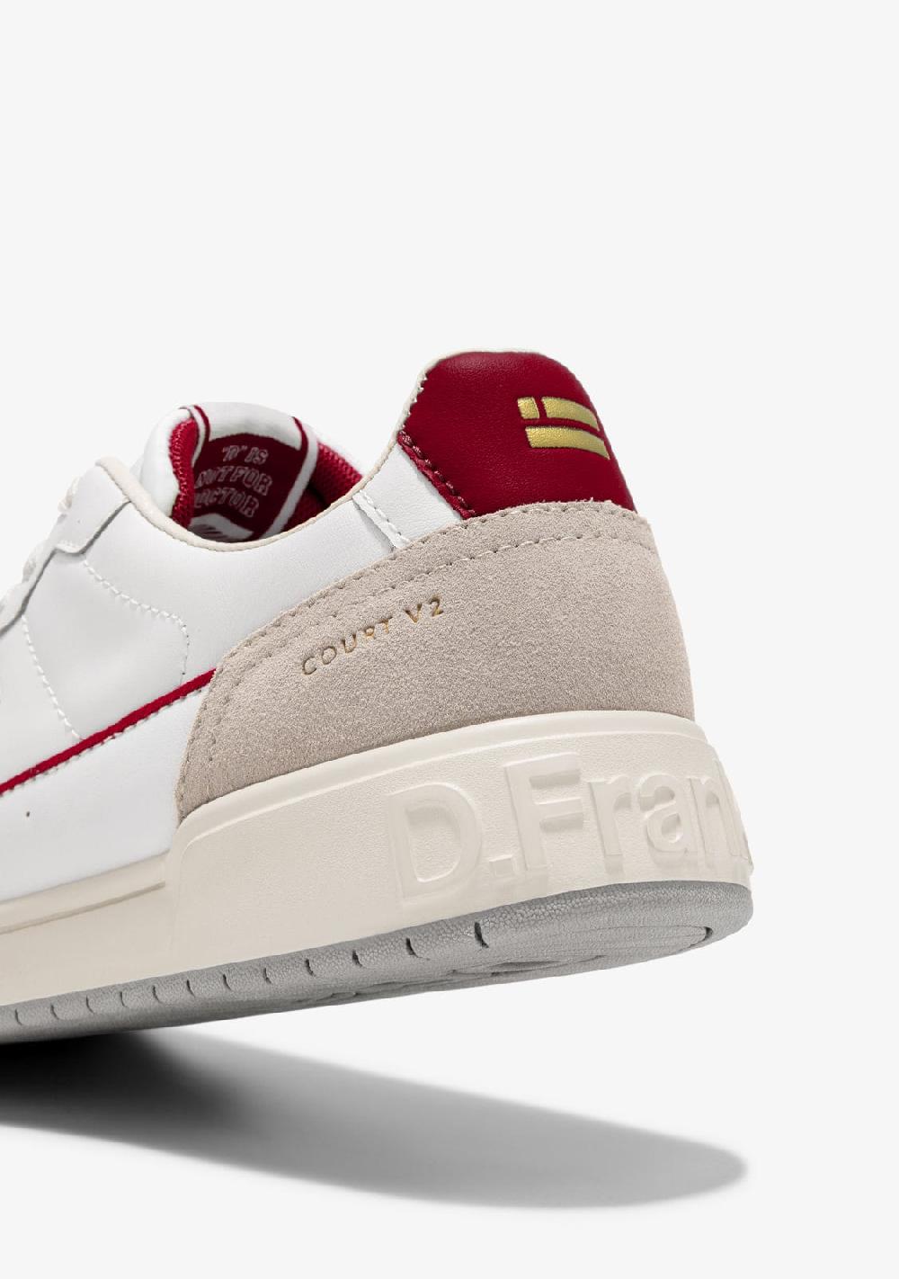 D.franklin Court V2 Flag Basic White / Red Los más vendidos