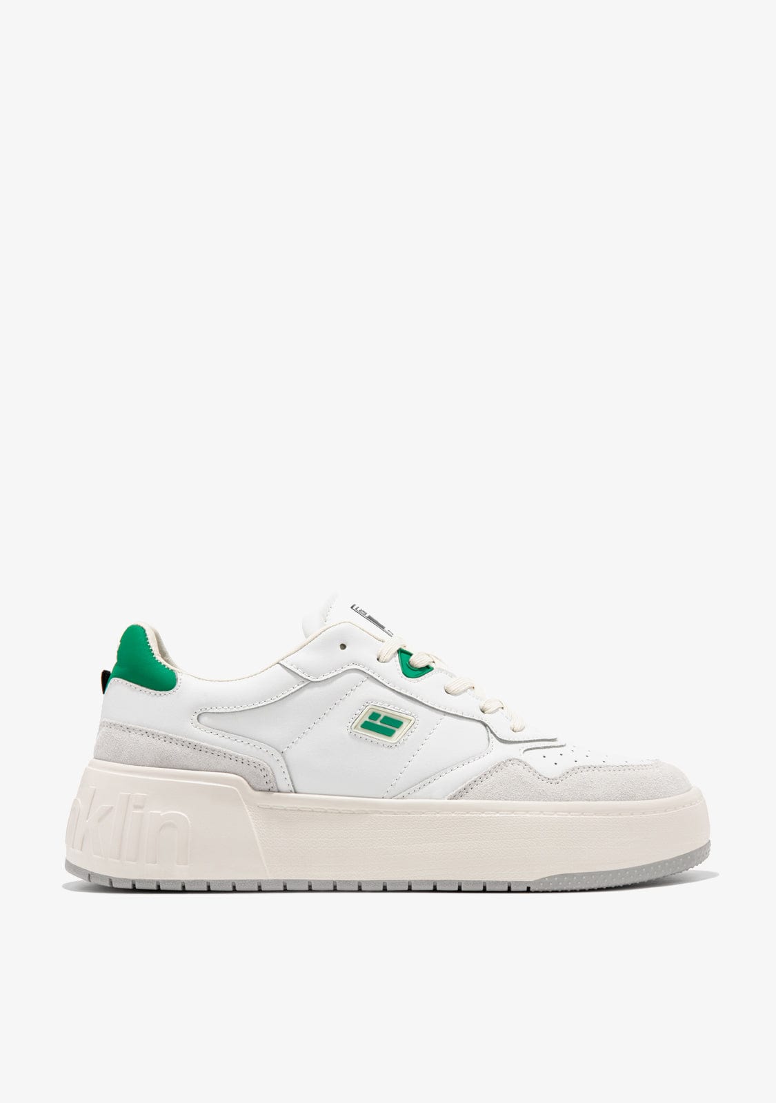 D.franklin Court Tennis Basic White / Green Descuento