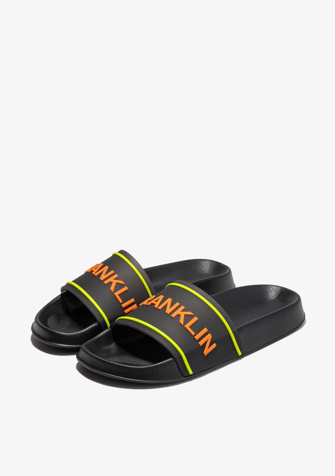 D.franklin Venice Slide Black / Orange Promoción trimestral