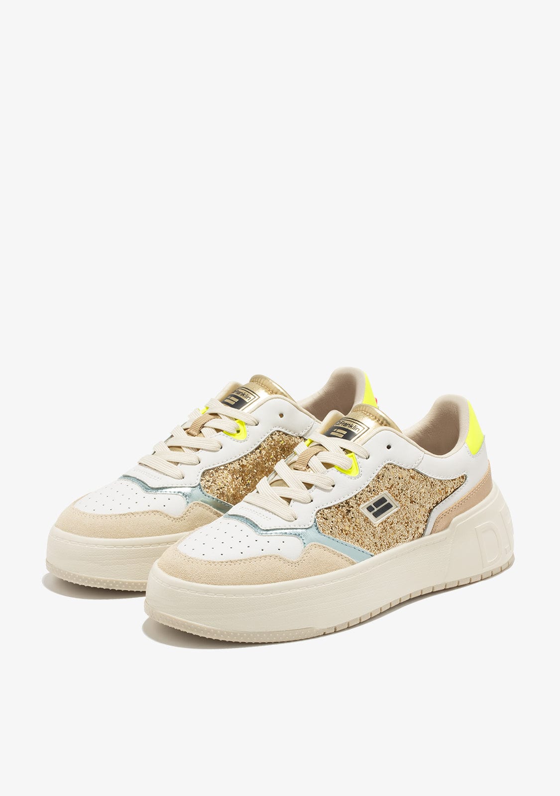 D.franklin Court Basic Glitter Gold / Multi En oferta