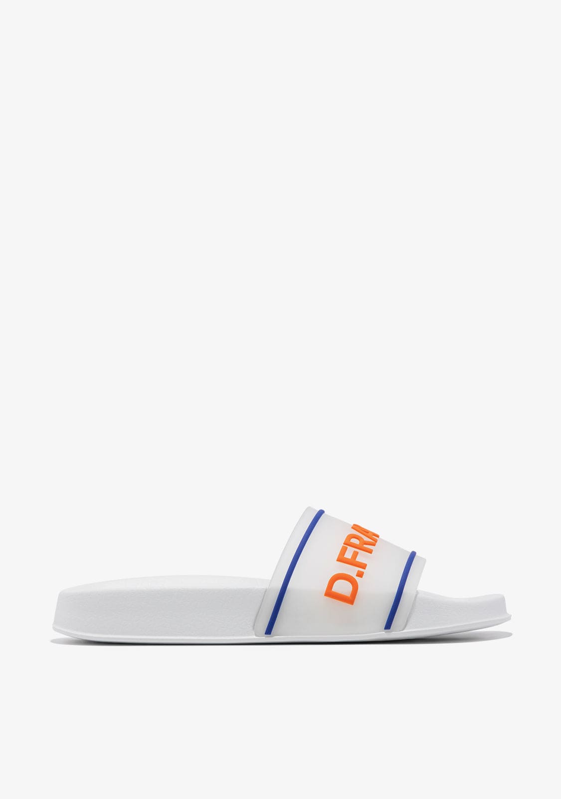 D.franklin Venice Slide White / Orange Libre de impuestos