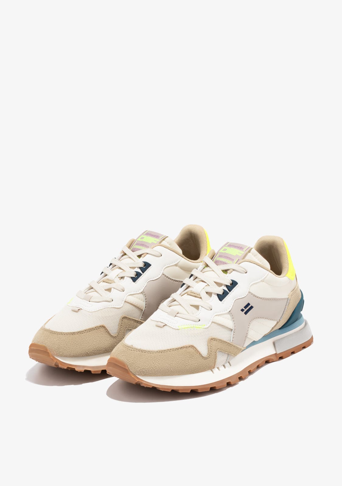 D.franklin Vibla Zig Patch Beige Descuento por venta flash