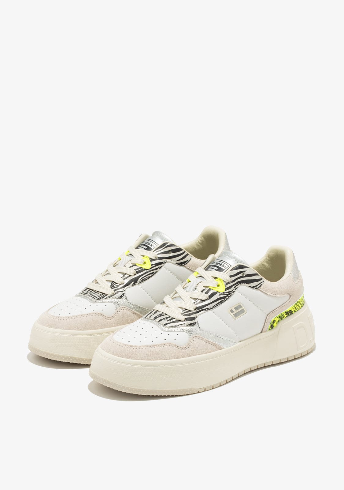 D.franklin Court Stich White / Multi Precio ultrabajo