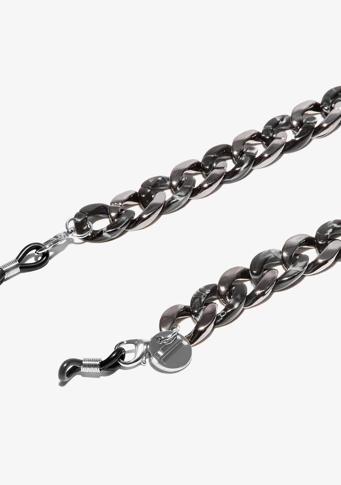D.franklin Link Chain Black / Silver Superdescuento