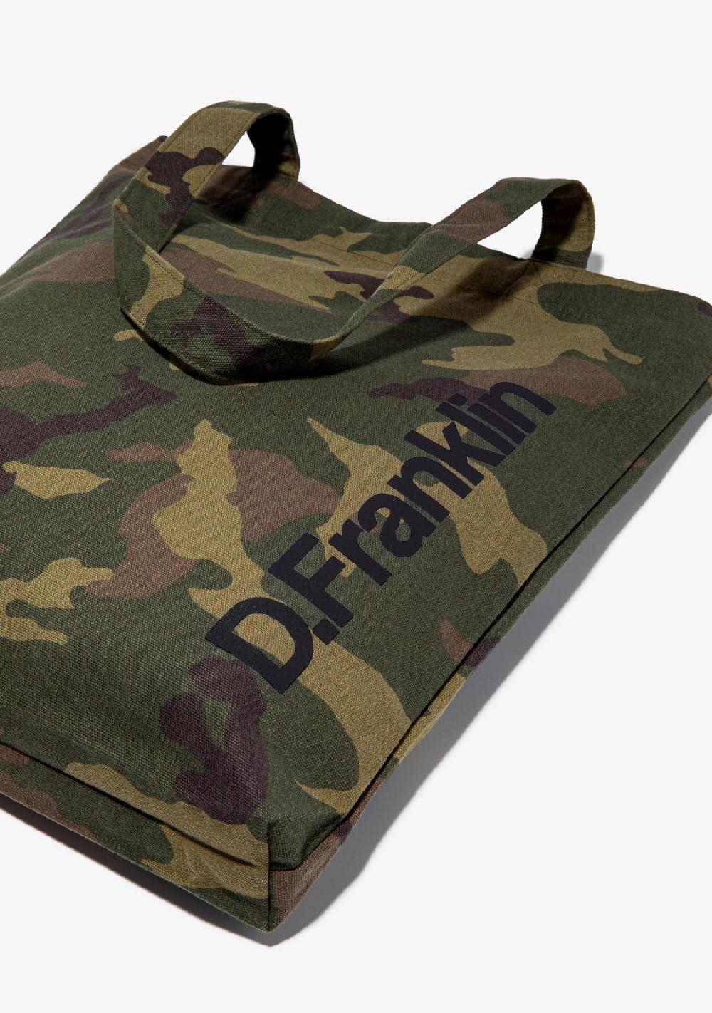 D.franklin Tote Bag Camo Black Libre de impuestos