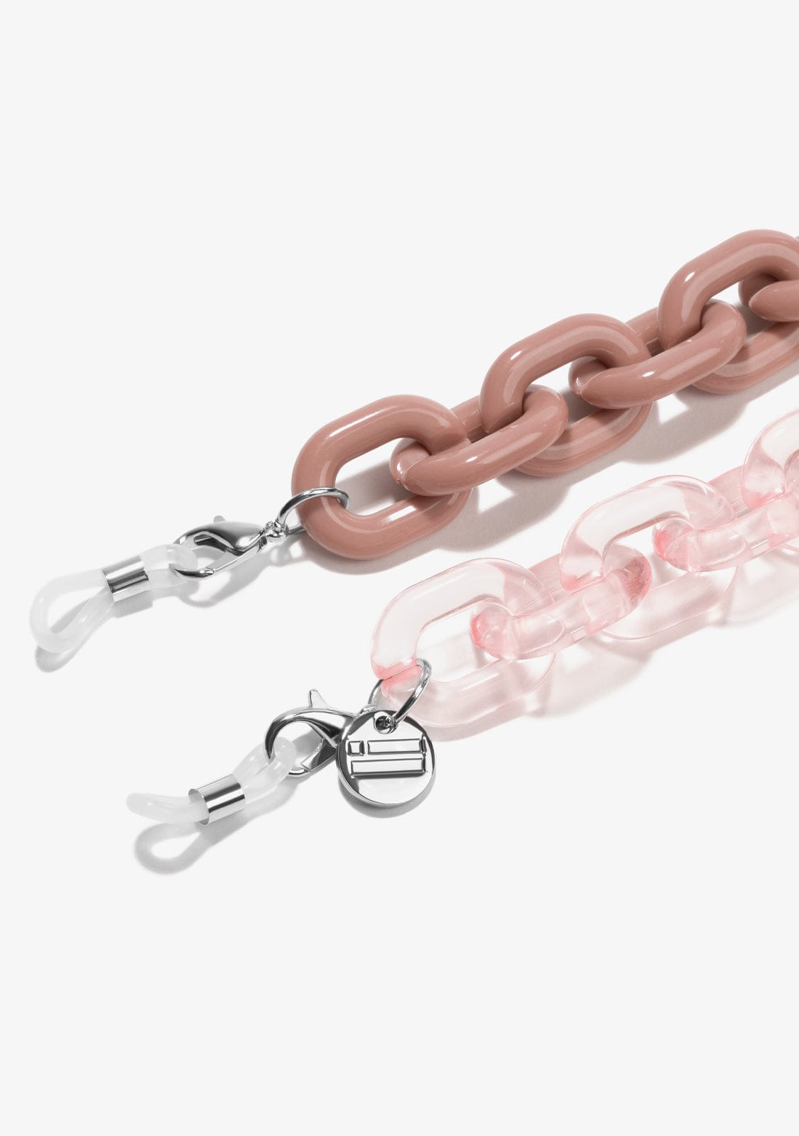 D.franklin Link Chain Transparent / Pink Devoluciones gratuitas
