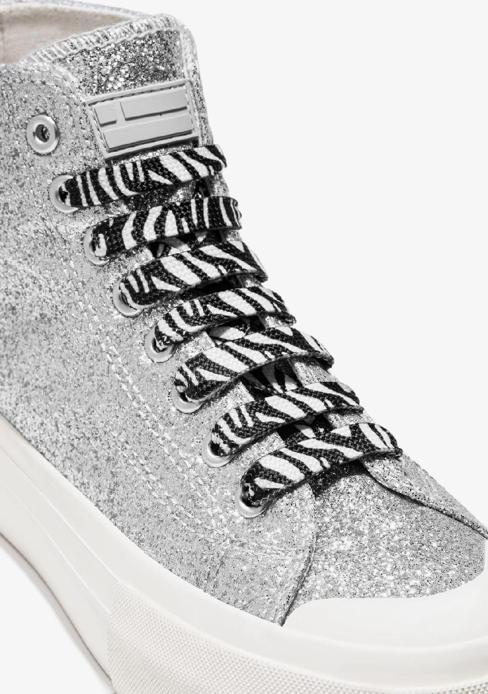 D.franklin Zebra Print Shoelaces Ofertas