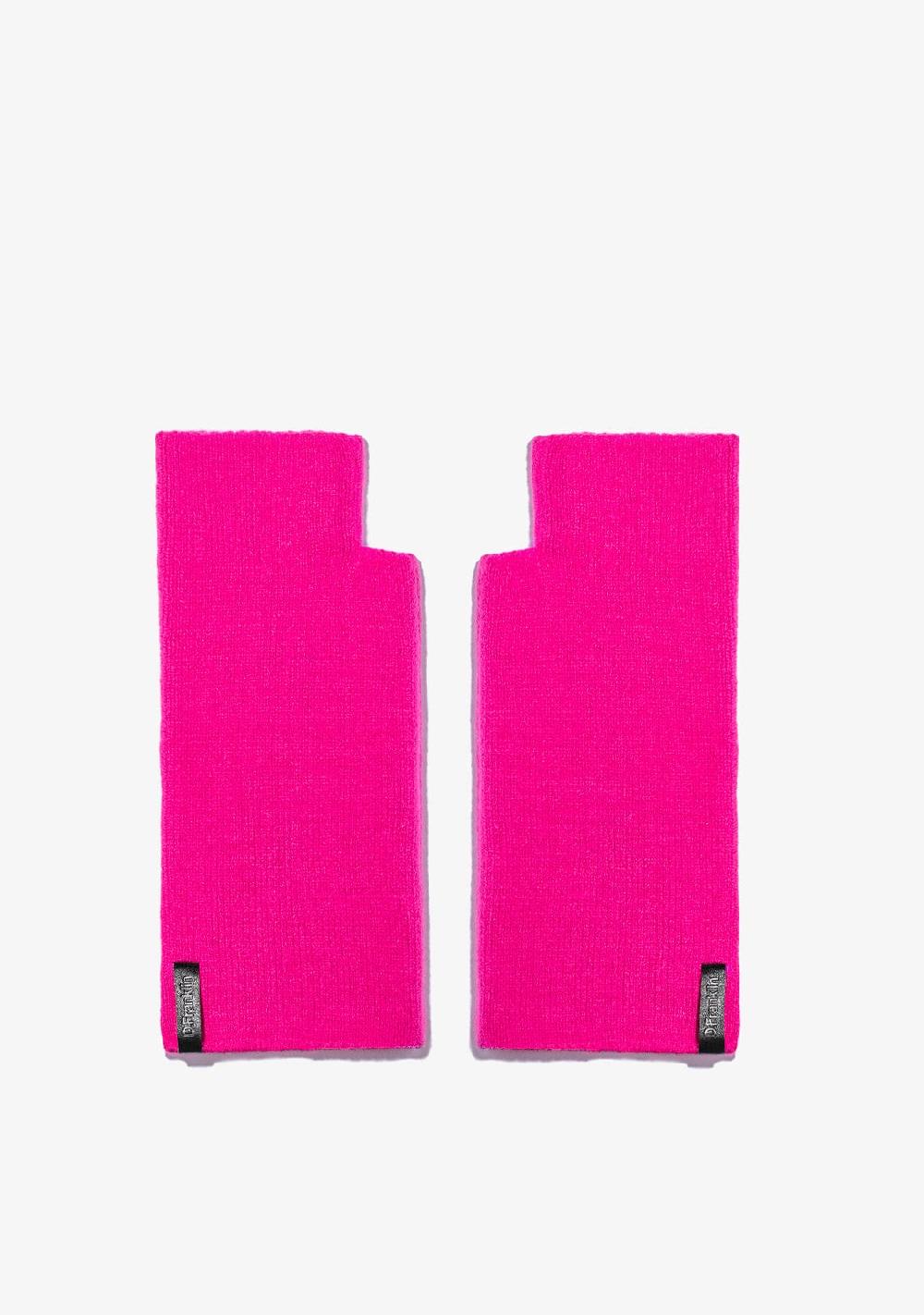 D.franklin Nordic TRK Knitted Fingerless Gloves Fushsia Venta caliente