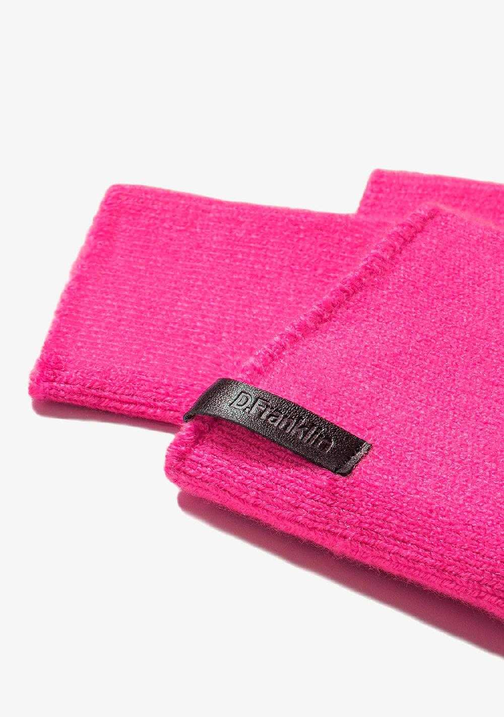 D.franklin Nordic TRK Knitted Fingerless Gloves Fushsia Venta caliente