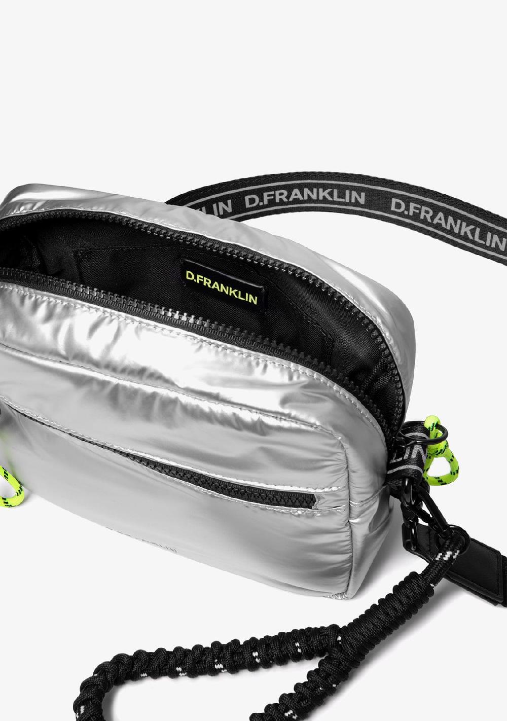 D.franklin Bomb Crossbody Bag Silver En oferta