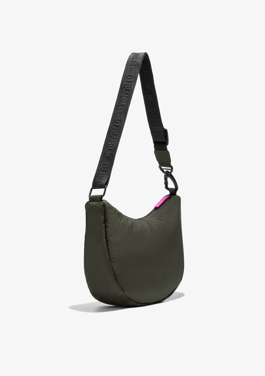 D.franklin Round Nylon Crossbody Bag Green + Custom Set Fuchsia Rebajas baratas