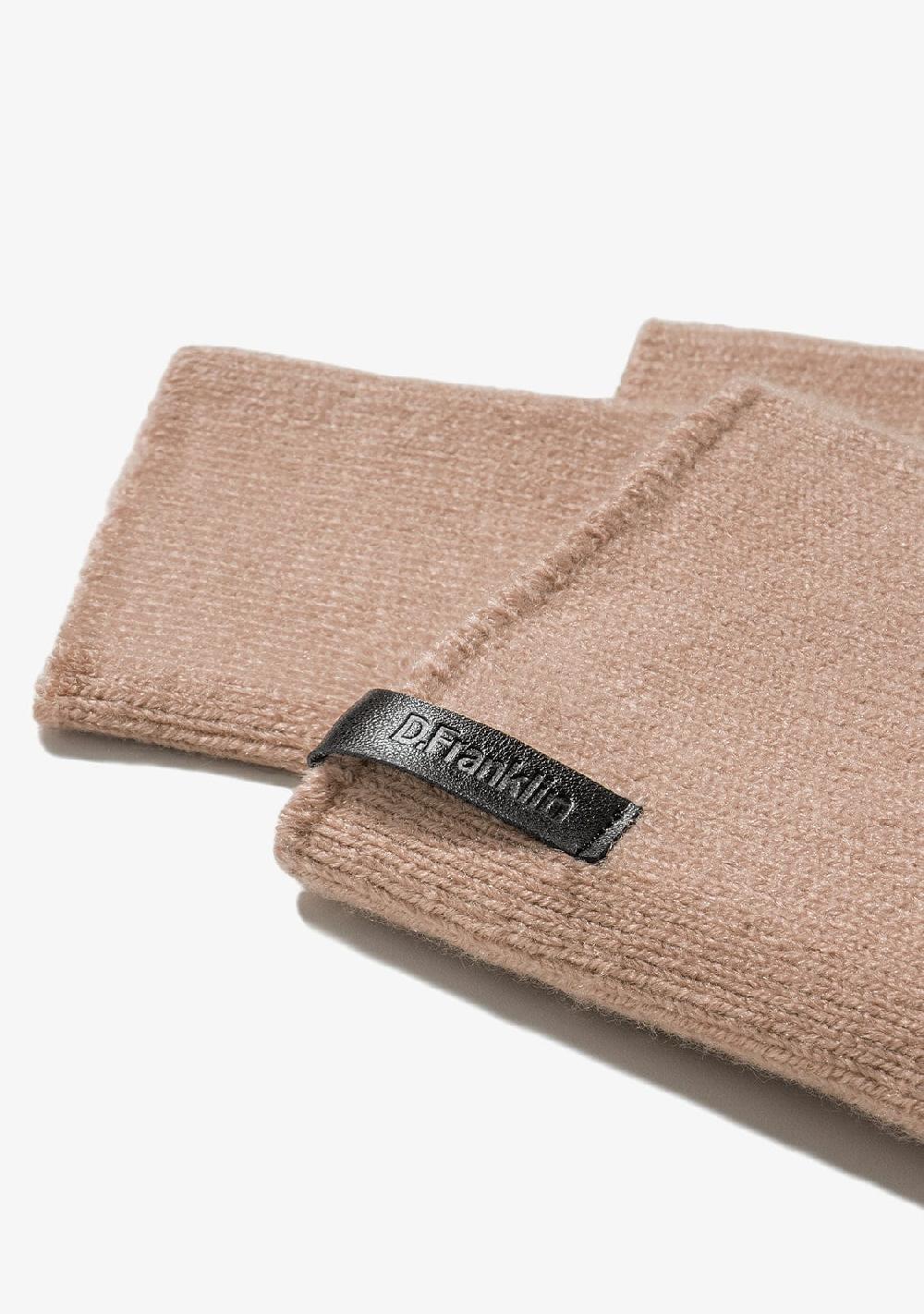 D.franklin Nordic TRK Knitted Fingerless Gloves Khaki Tienda