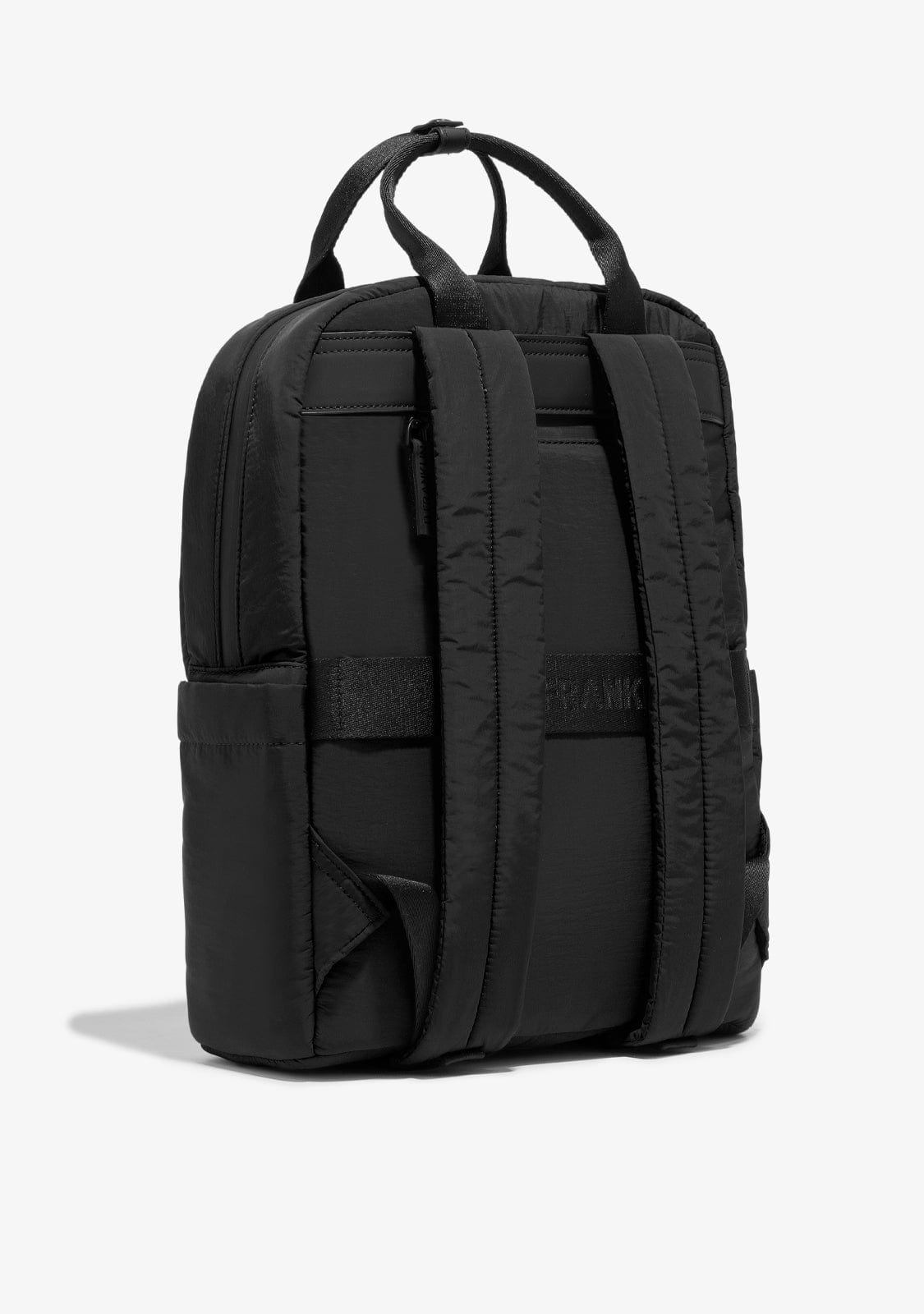 D.franklin Multi-Pocket Nylon Backpack Black + Custom Set Fuchsia Oferta especial