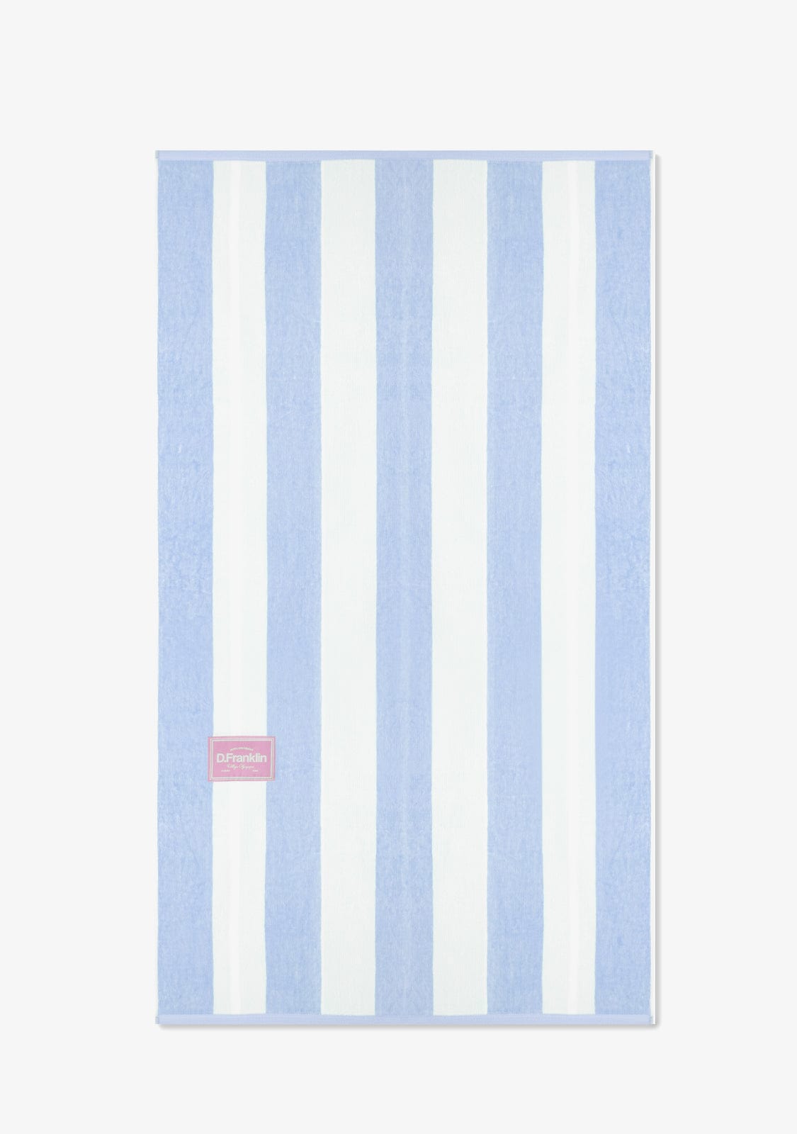 D.franklin Old Money Jacquard Velour Beach Towel Blue Promoción trimestral