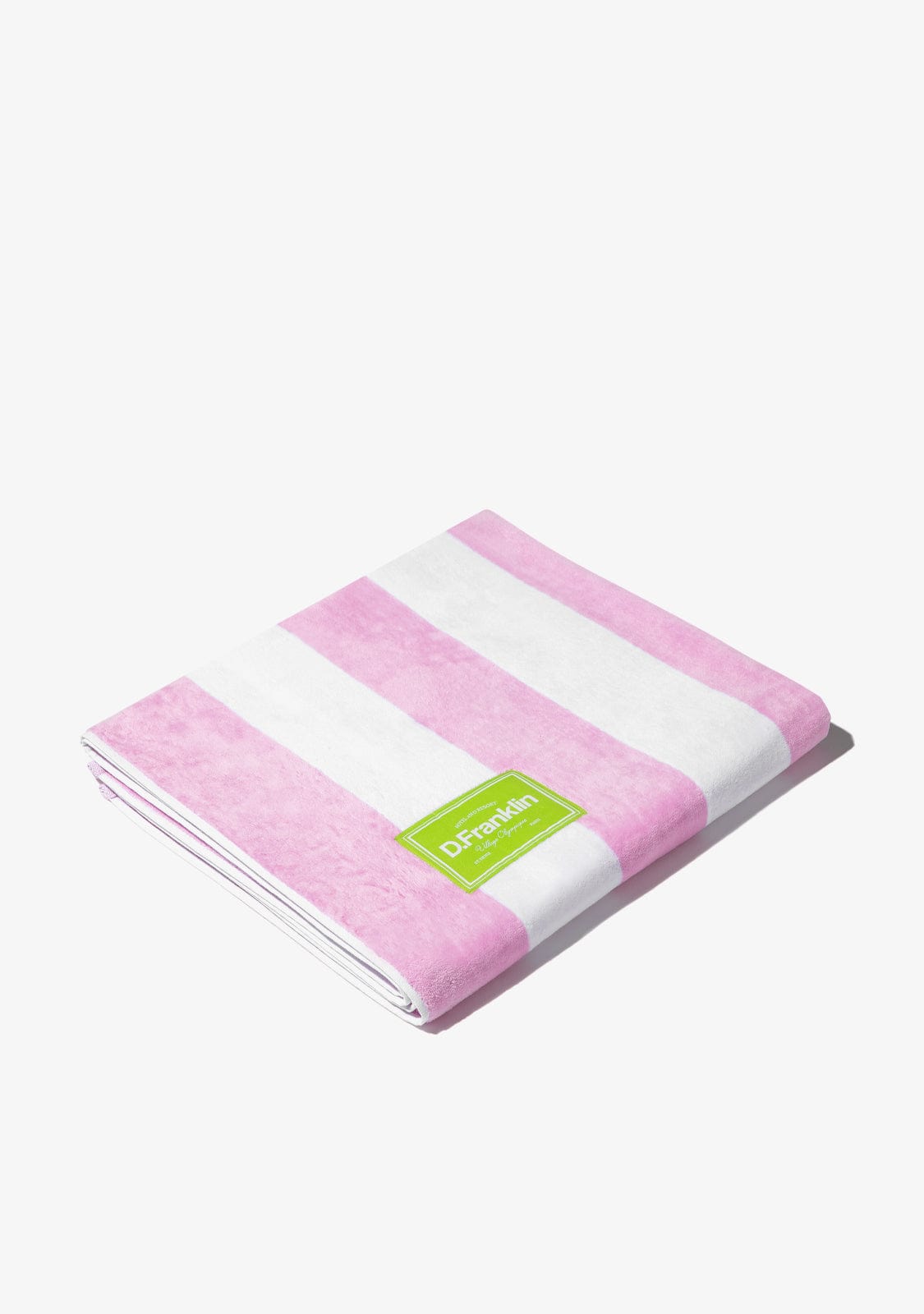 D.franklin Old Money Jacquard Velour Beach Towel Pink Precios de Black Friday