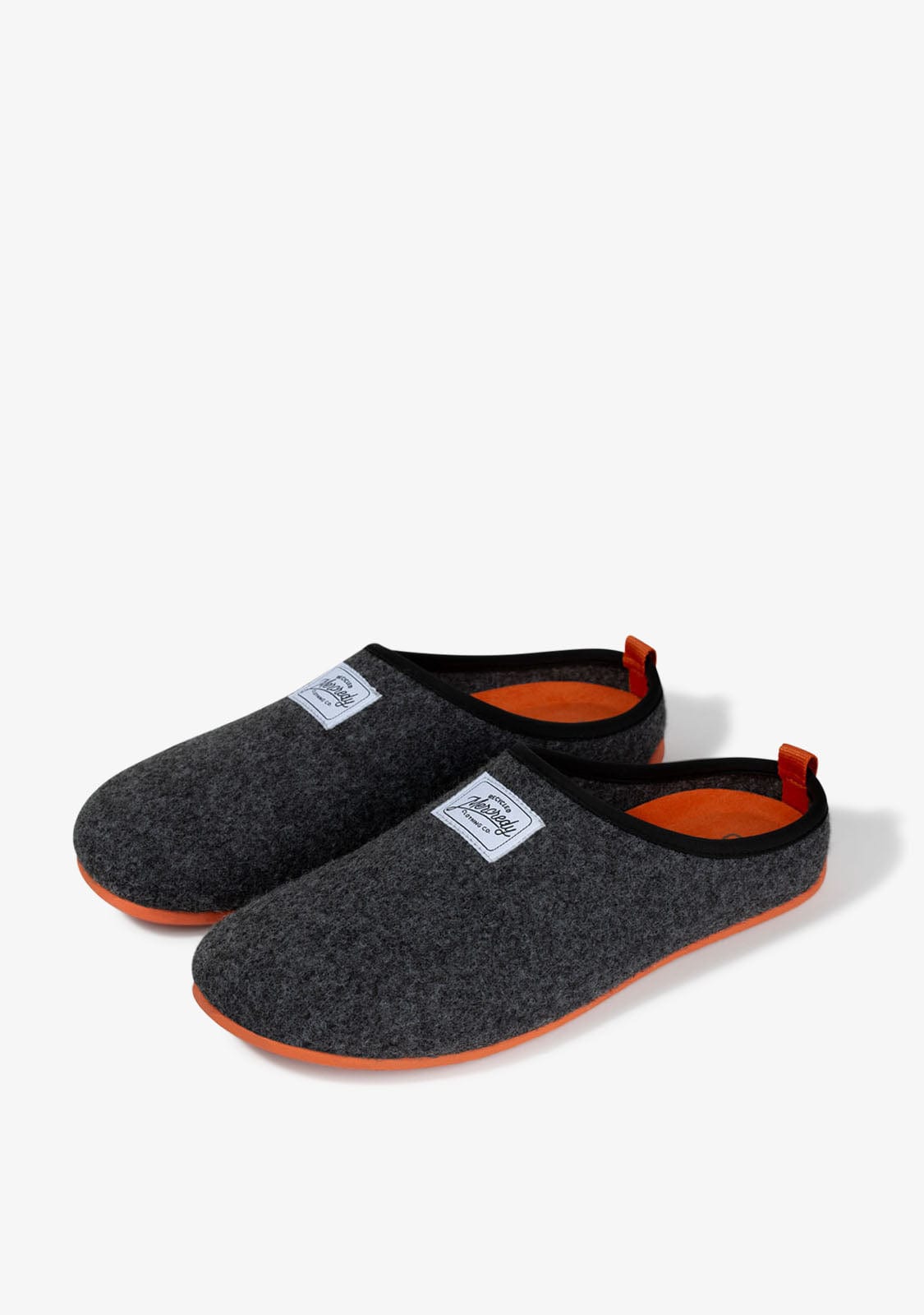 D.franklin Mercredy Slipper Black / Orange Grandes ahorros