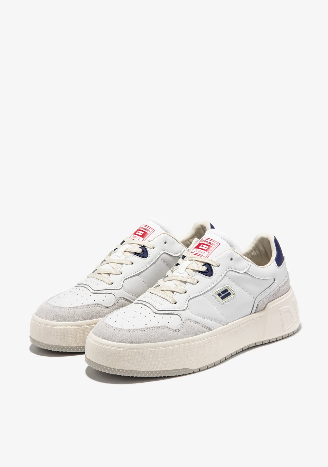 D.franklin Court Tennis Basic White / Blue Rebajas de fin de temporada