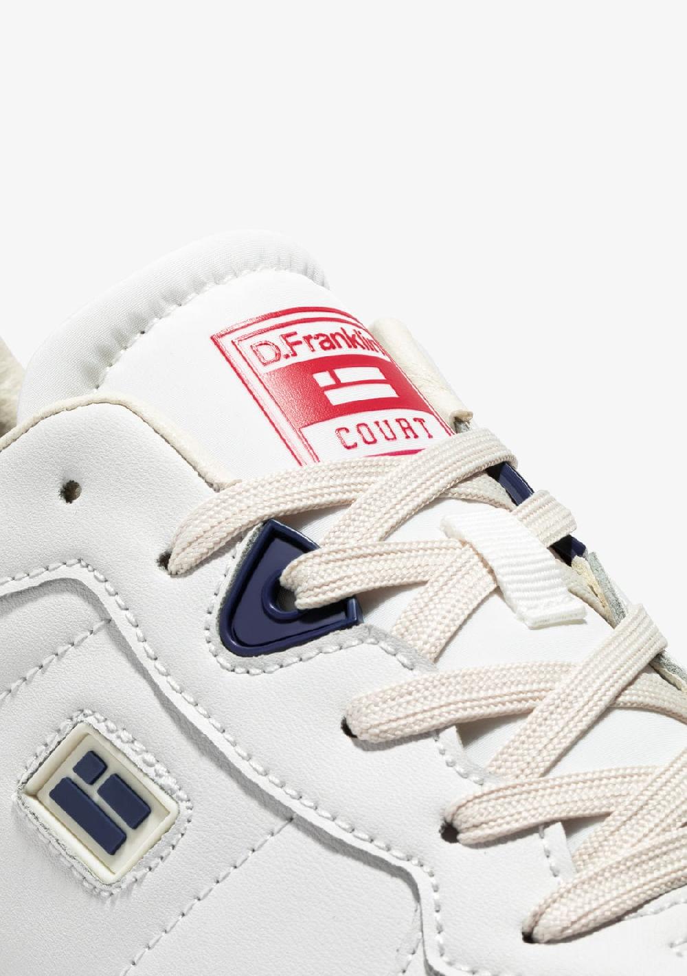 D.franklin Court Tennis Basic White / Blue Rebajas de fin de temporada