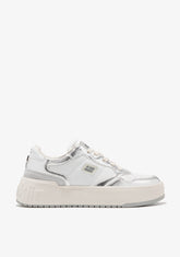 D.franklin Court Tennis Basic White / Silver Oferta especial de fábrica