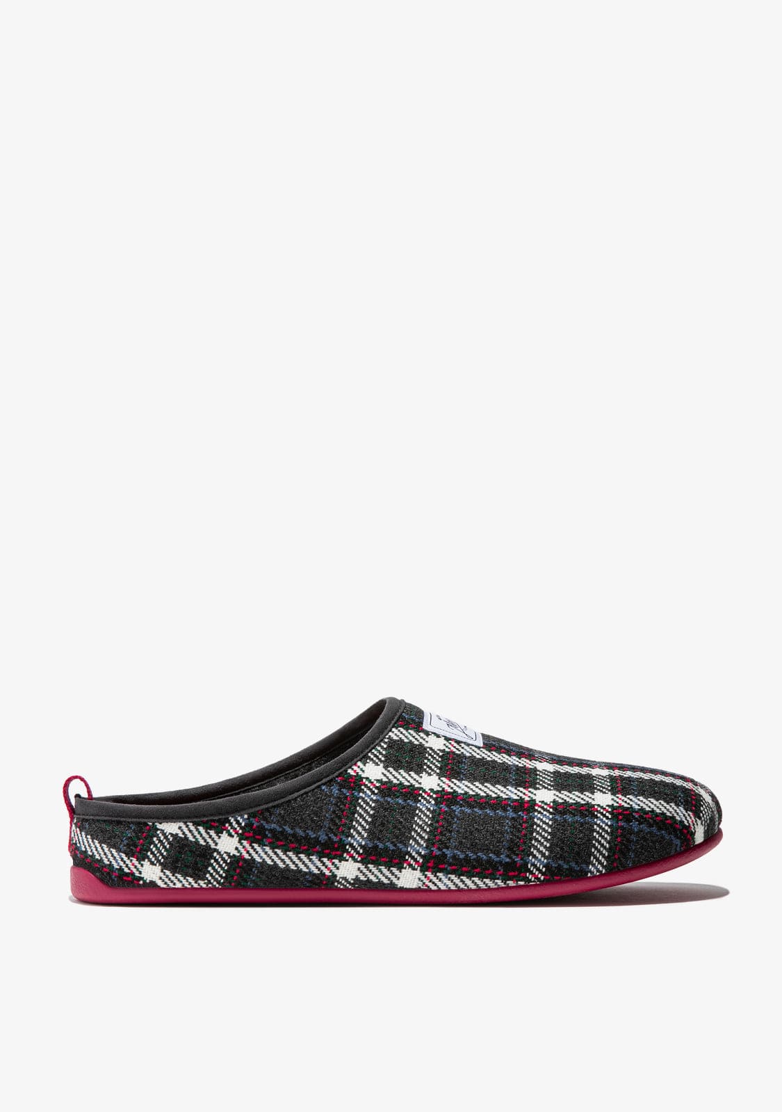 D.franklin Mercredy Slipper Tartan Grey Grandes descuentos