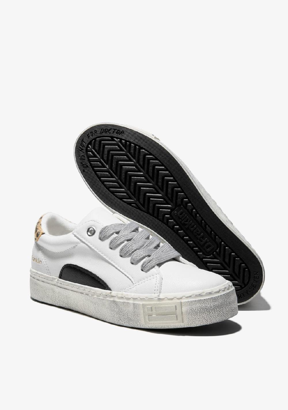 D.franklin Half Moon Low White / Black / Leopard Liquidación