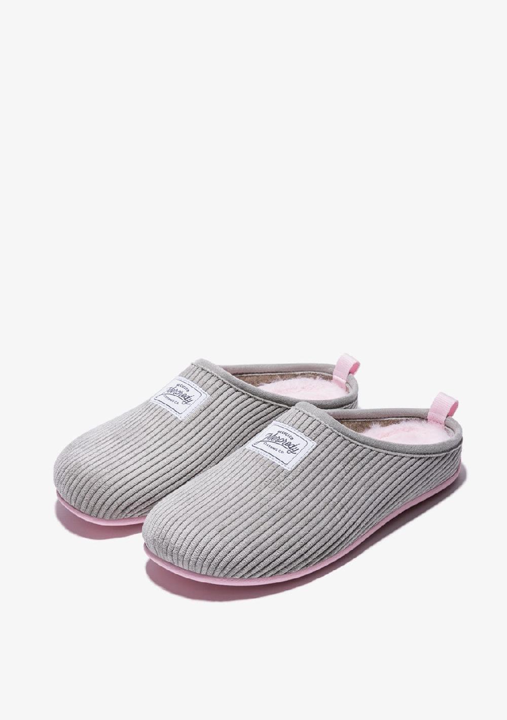 D.franklin Mercredy Slipper Cord Grey Últimos 2 días