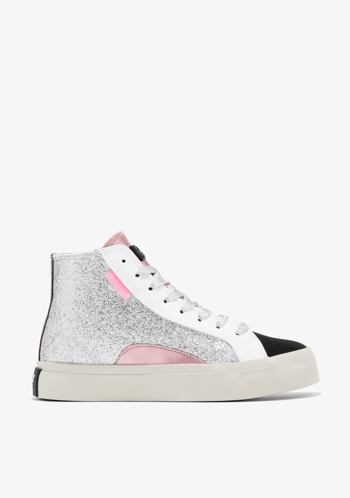 D.franklin Half Moon High Glitter Silver Grandes descuentos