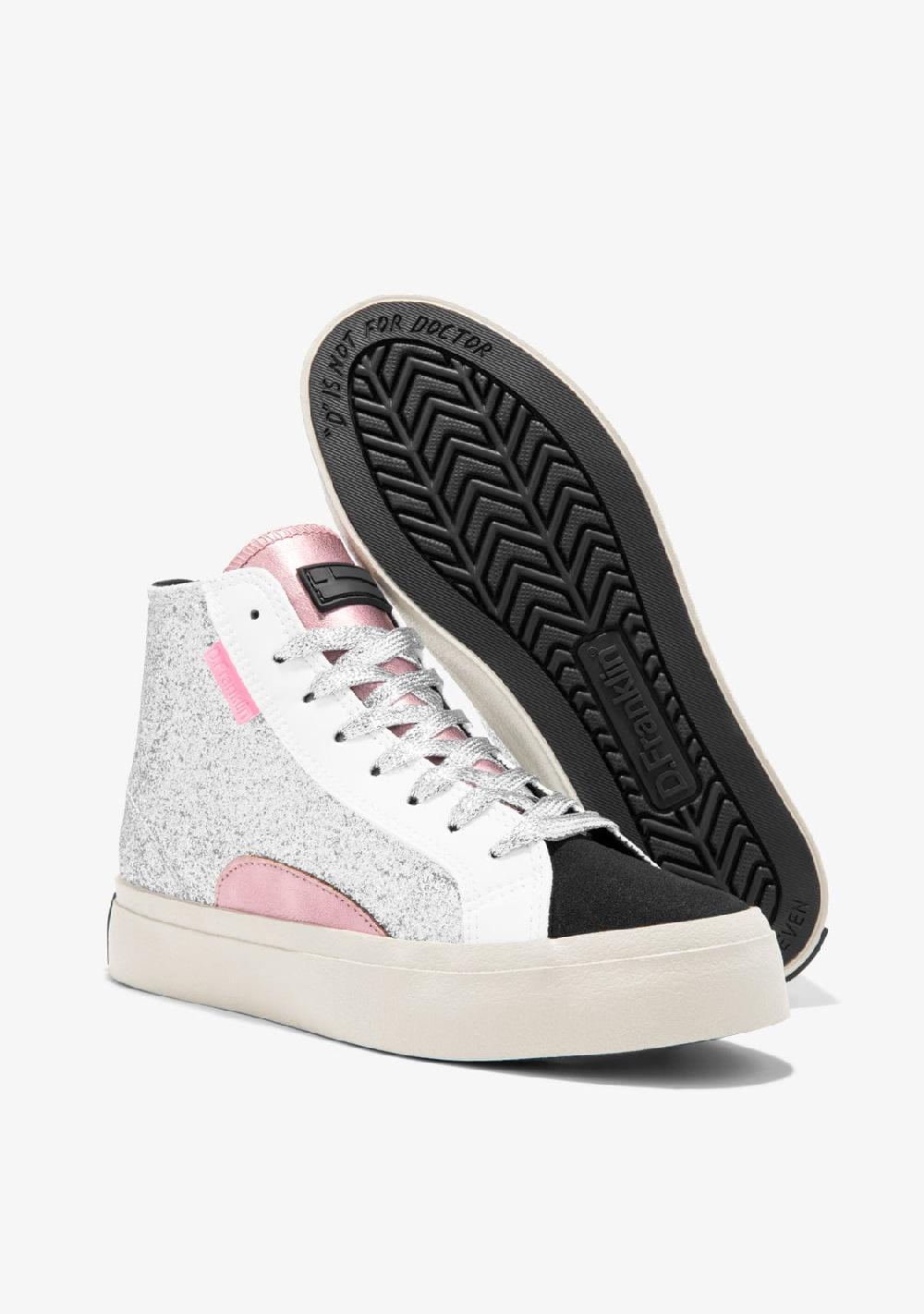 D.franklin Half Moon High Glitter Silver Grandes descuentos