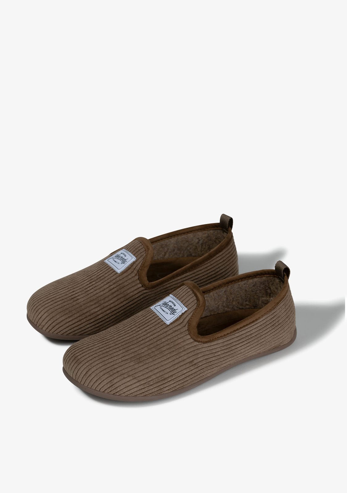 D.franklin Mercredy Slipper Gran Cord Brown Ofertas de temporada