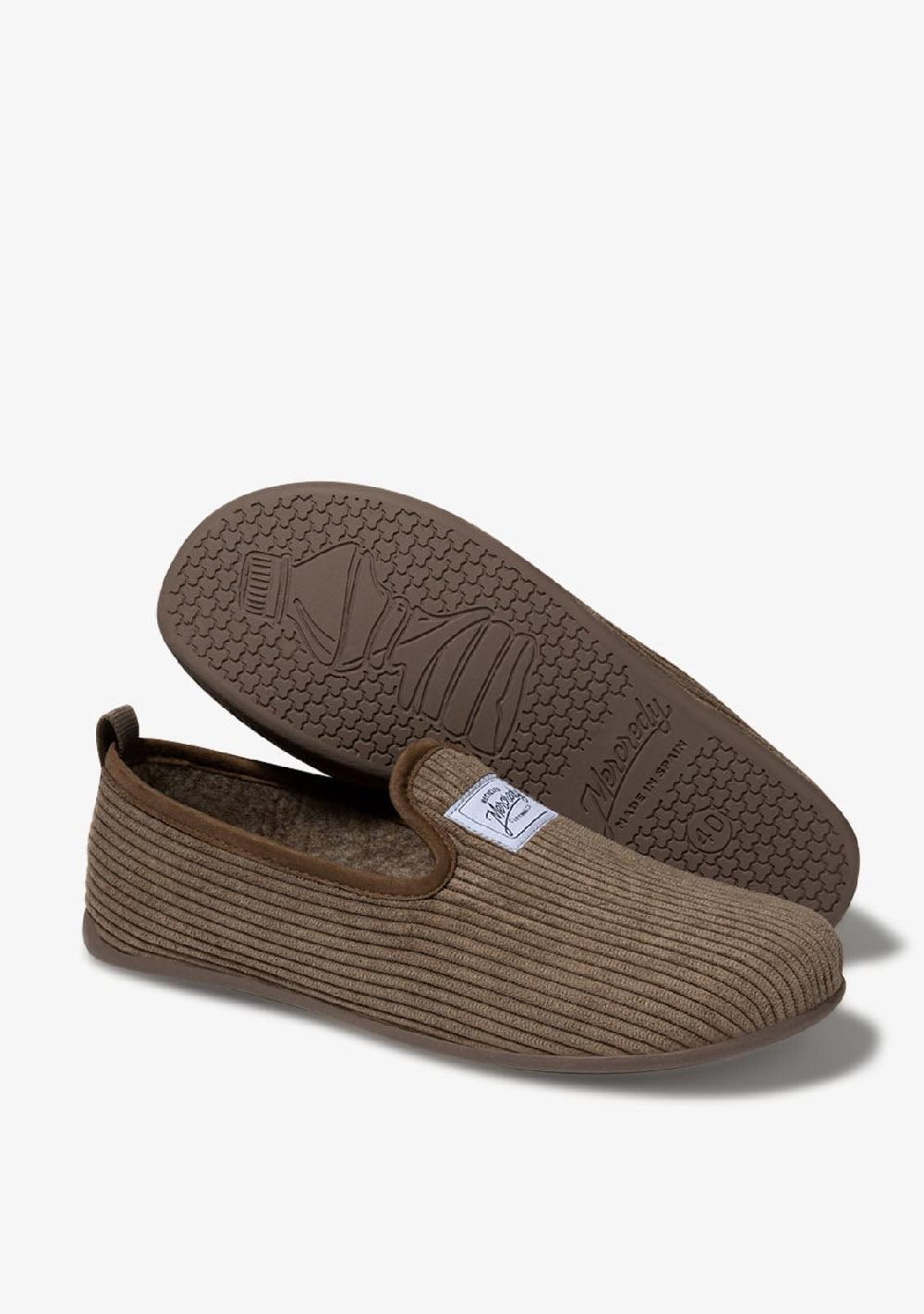 D.franklin Mercredy Slipper Gran Cord Brown Ofertas de temporada