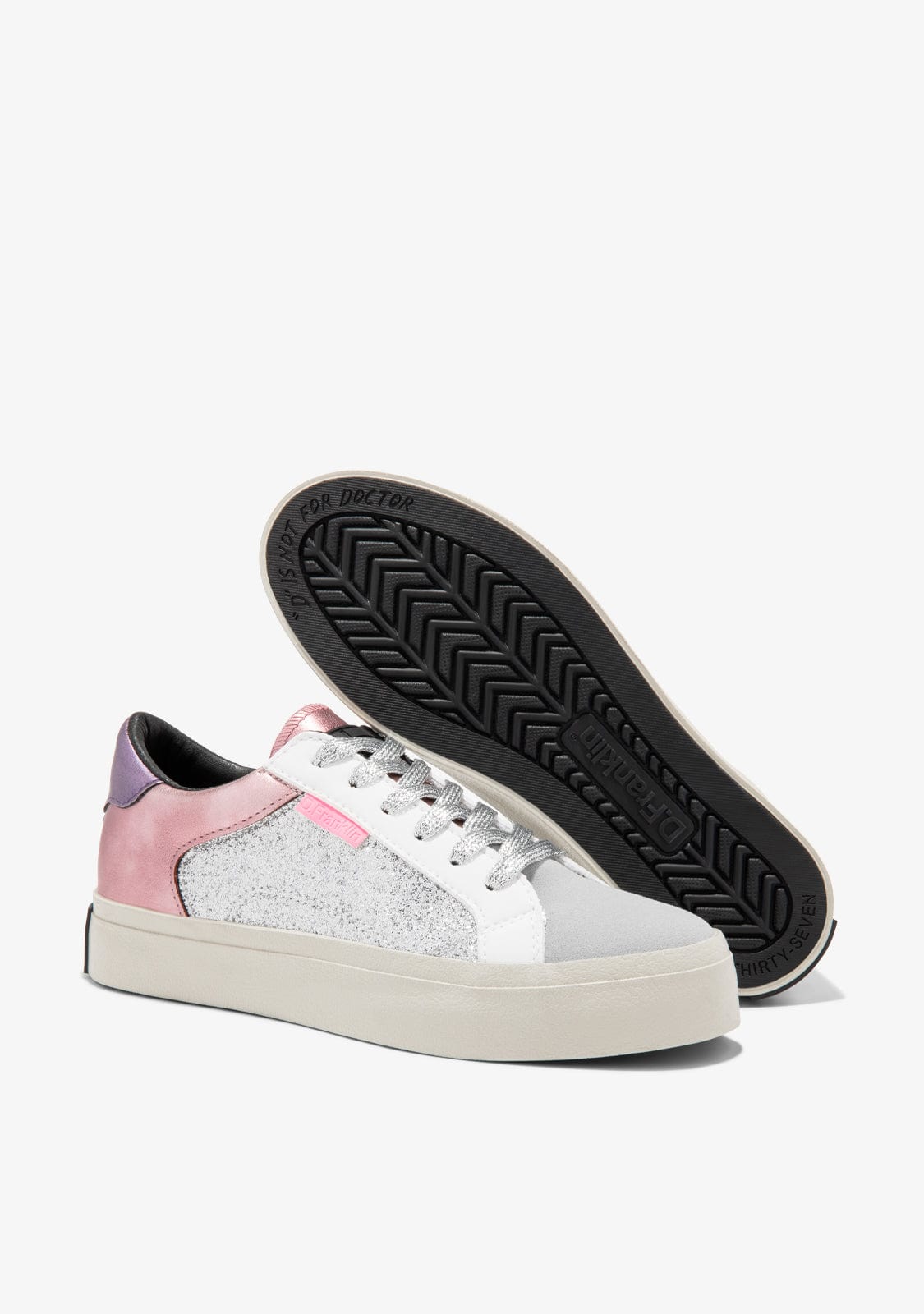 D.franklin Half Moon Low Glitter Silver Limitado a 3 días