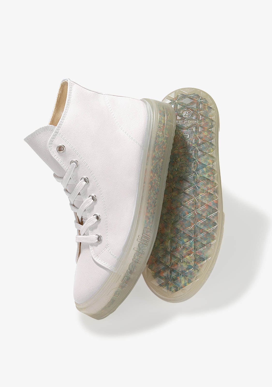 D.franklin Gumme Superstar White / Crystal Rebajas de fábrica