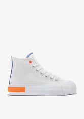 D.franklin One Way High Summer Club White