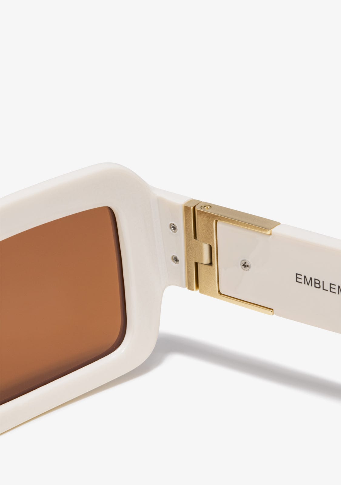 D.franklin Emblem GEO White Ivory / Brown Tienda