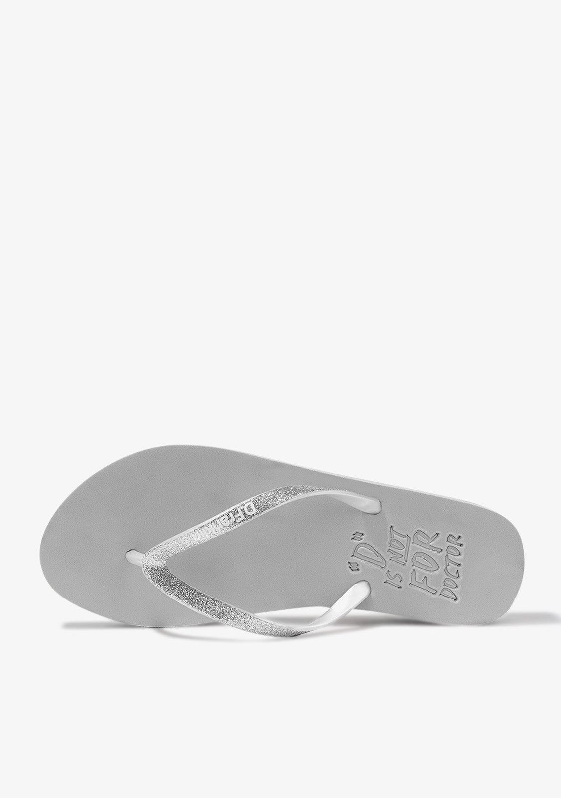 D.franklin Flip Flop Glitter Silver Solo hoy