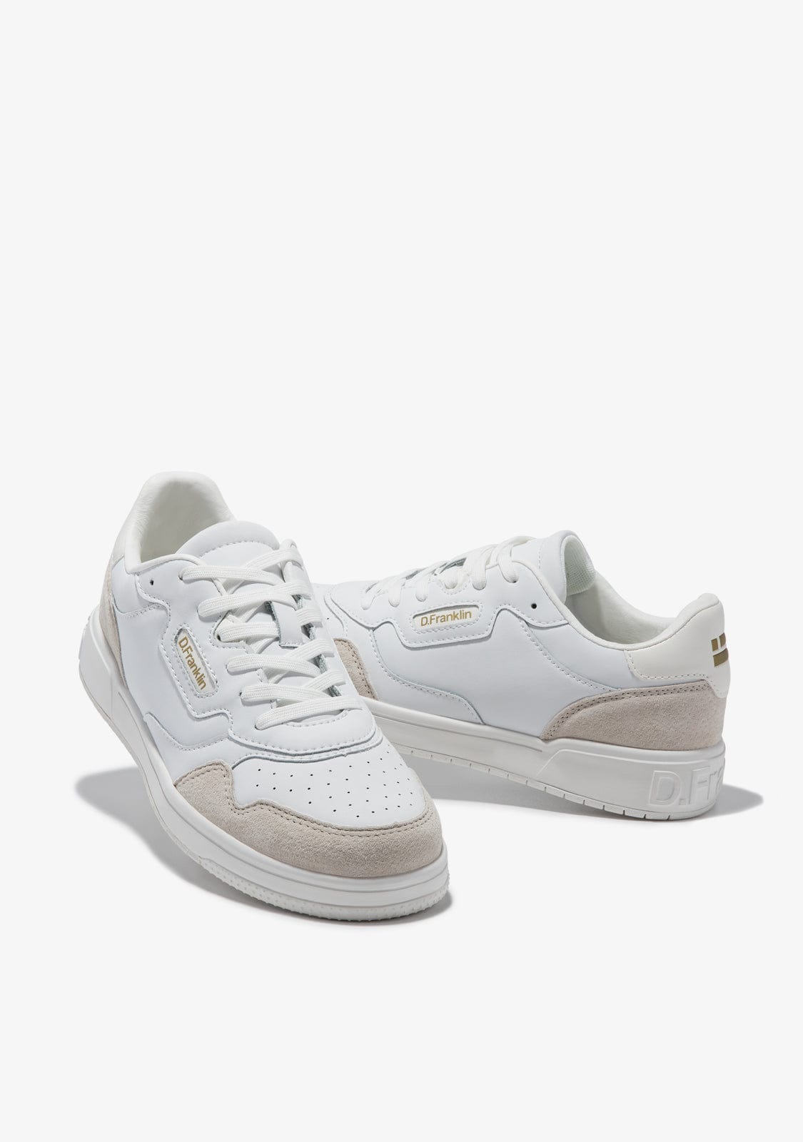 D.franklin Court V2 Basic Leather White / White Ahorra y exporta