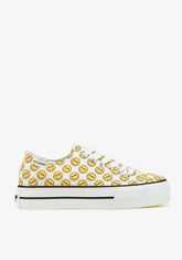 D.franklin One Way UV Smiley Pattern
