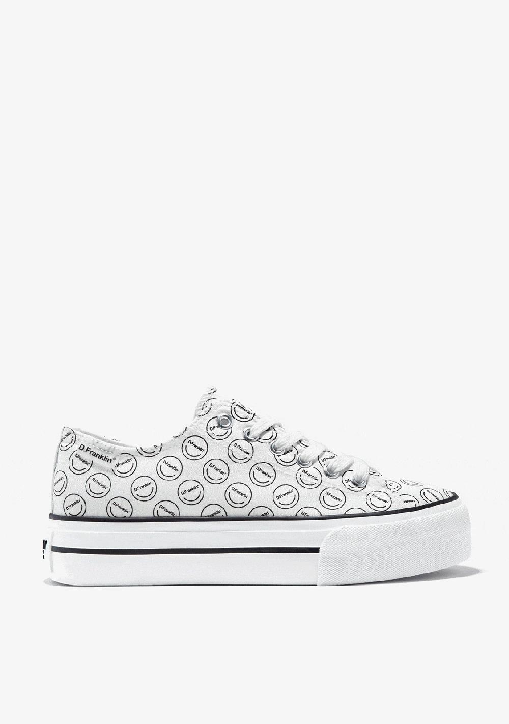 D.franklin One Way UV Smiley Pattern Oferta exclusiva