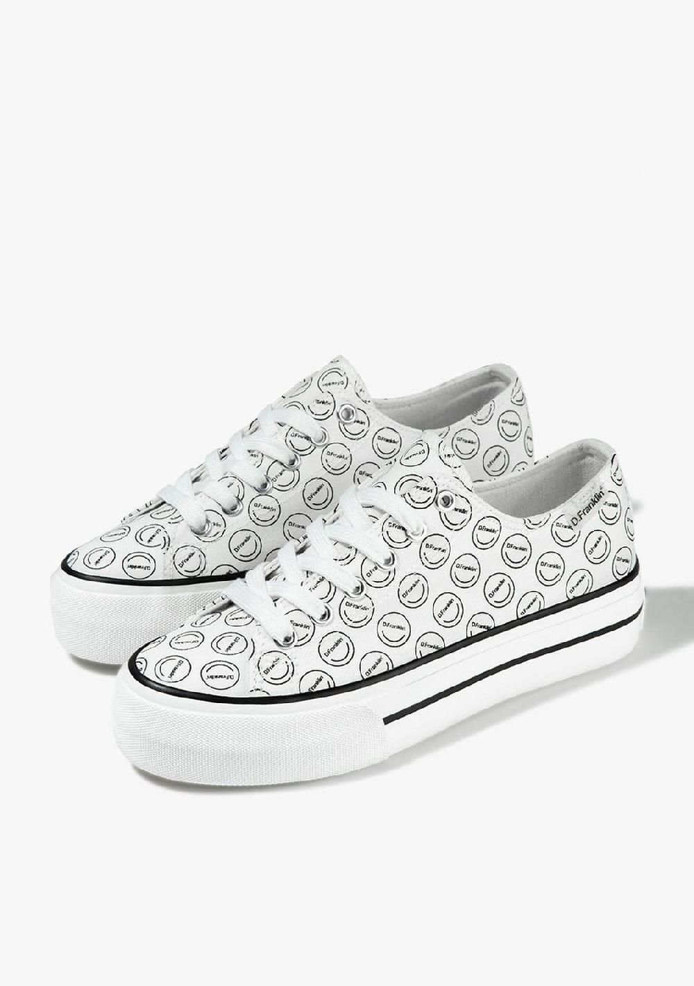 D.franklin One Way UV Smiley Pattern Oferta exclusiva