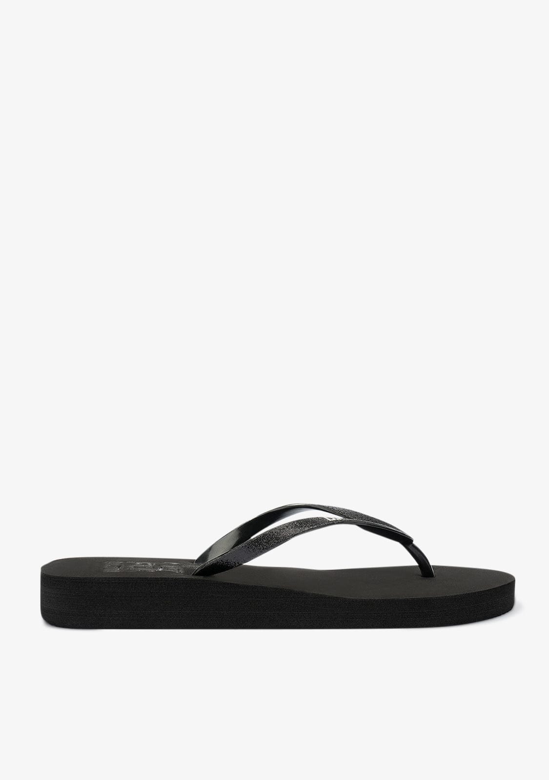 D.franklin Flip Flop Glitter Black Última moda