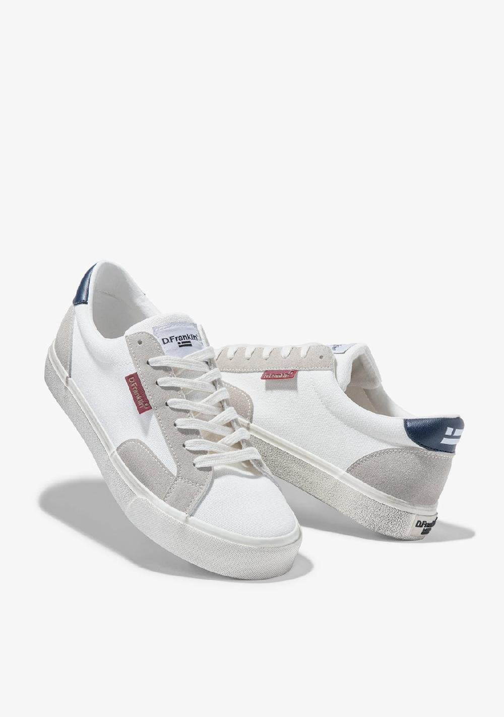 D.franklin Echo Basic White Canvas / Red Los más vendidos