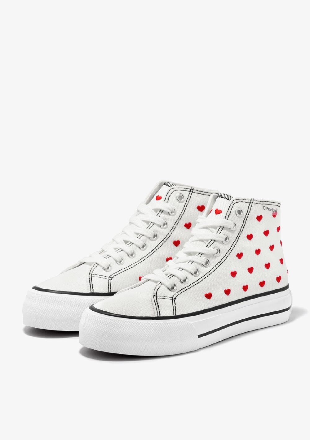 D.franklin One Way Love Heart / White Special Edition Descuento