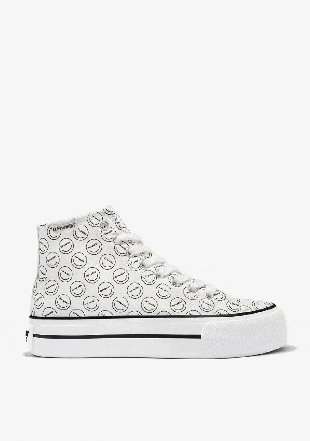 D.franklin One Way UV Smiley Pattern Tienda