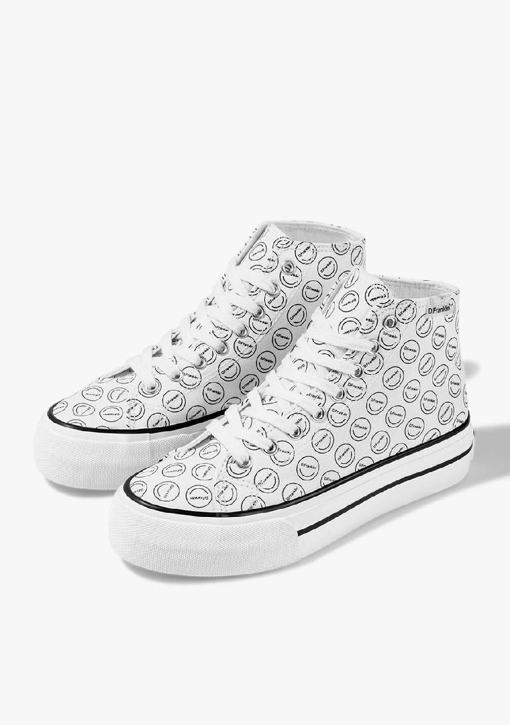 D.franklin One Way UV Smiley Pattern Tienda