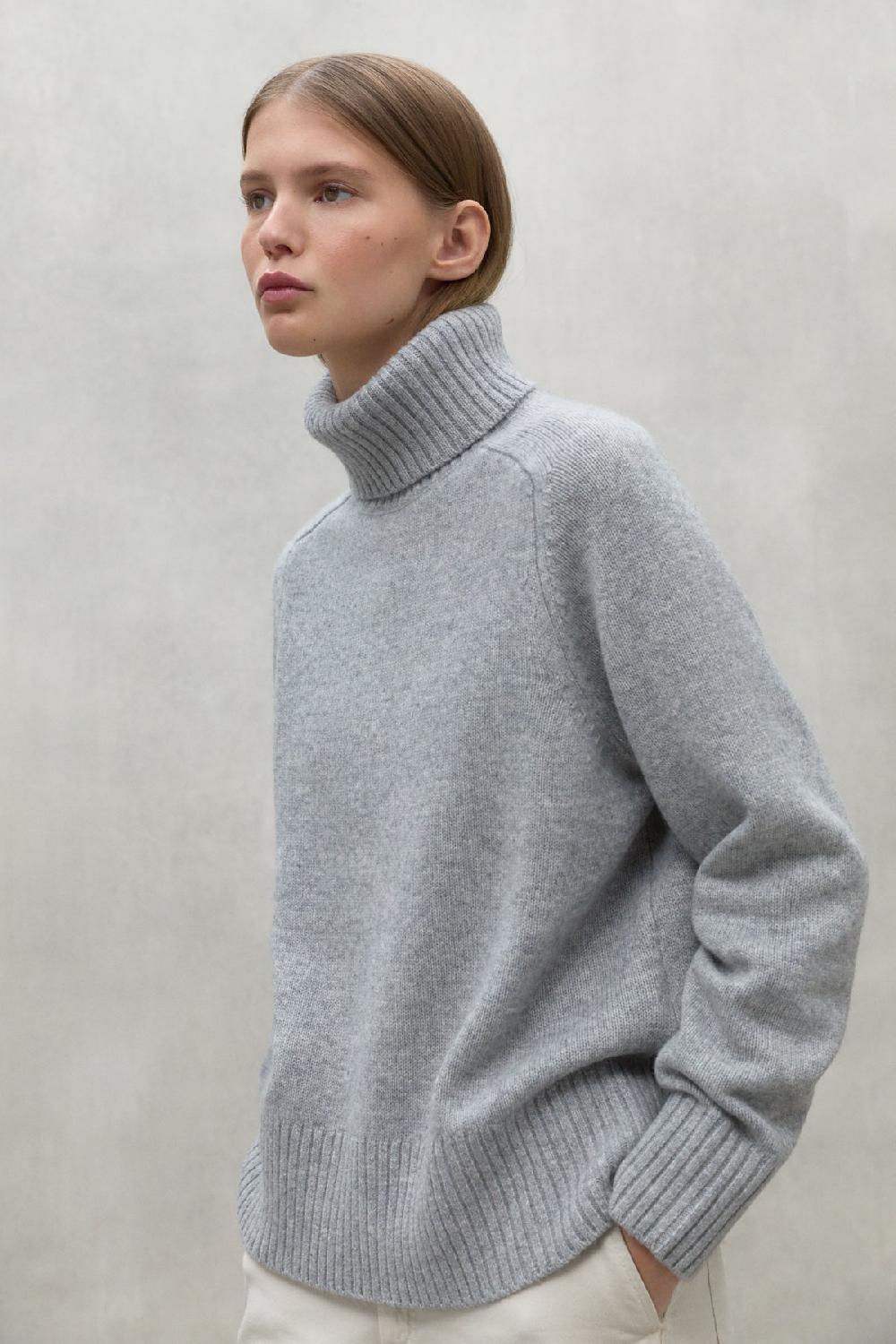 Ecoalf GREY CAQUI TURTLENECK JUMPER Promoción por tiempo limitado