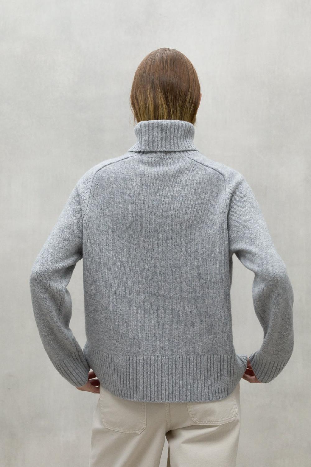 Ecoalf GREY CAQUI TURTLENECK JUMPER Promoción por tiempo limitado