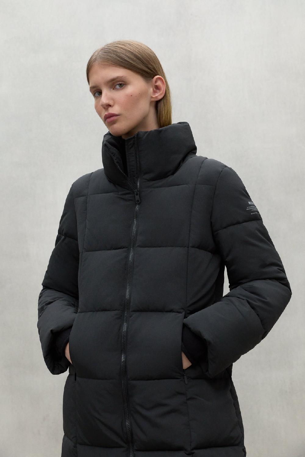 Ecoalf BLACK GALANA COAT Superdescuento