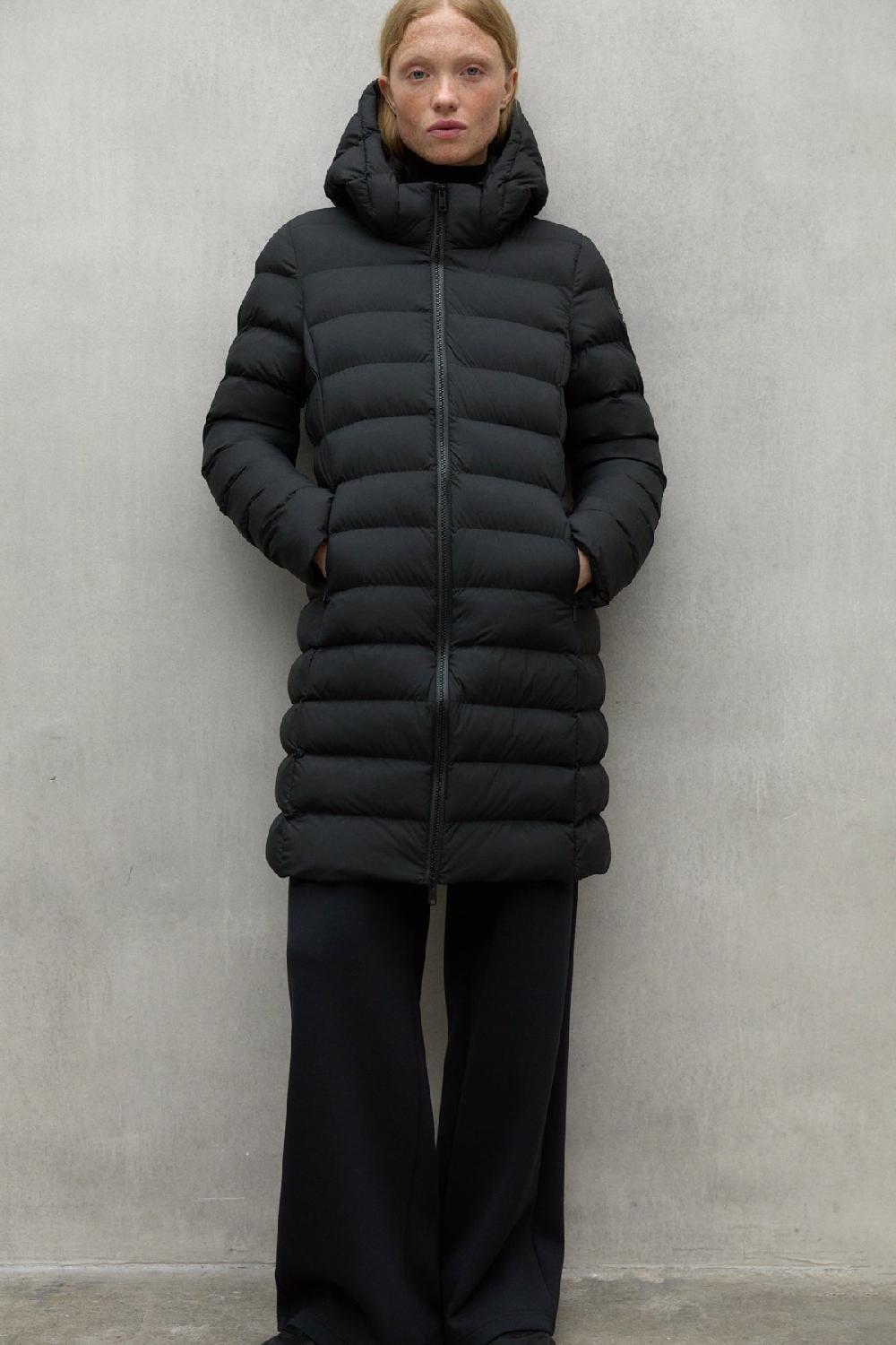 Ecoalf BLACK CRONULLA COAT Liquidación